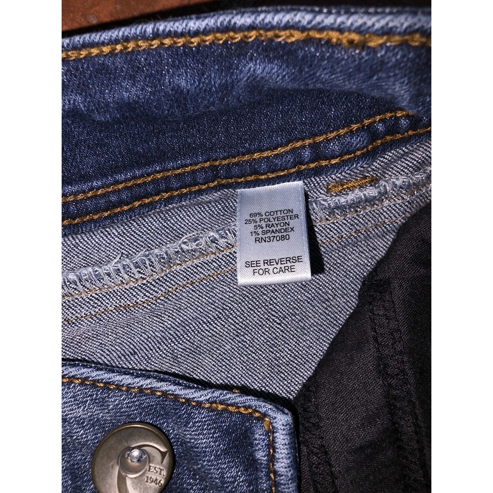 Est. 1946 Denim Women's Cotton Stretch Distressed Jeans Blue Sz 6 - Picture 10 of 11